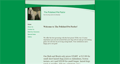 Desktop Screenshot of polishedpetparlor.com